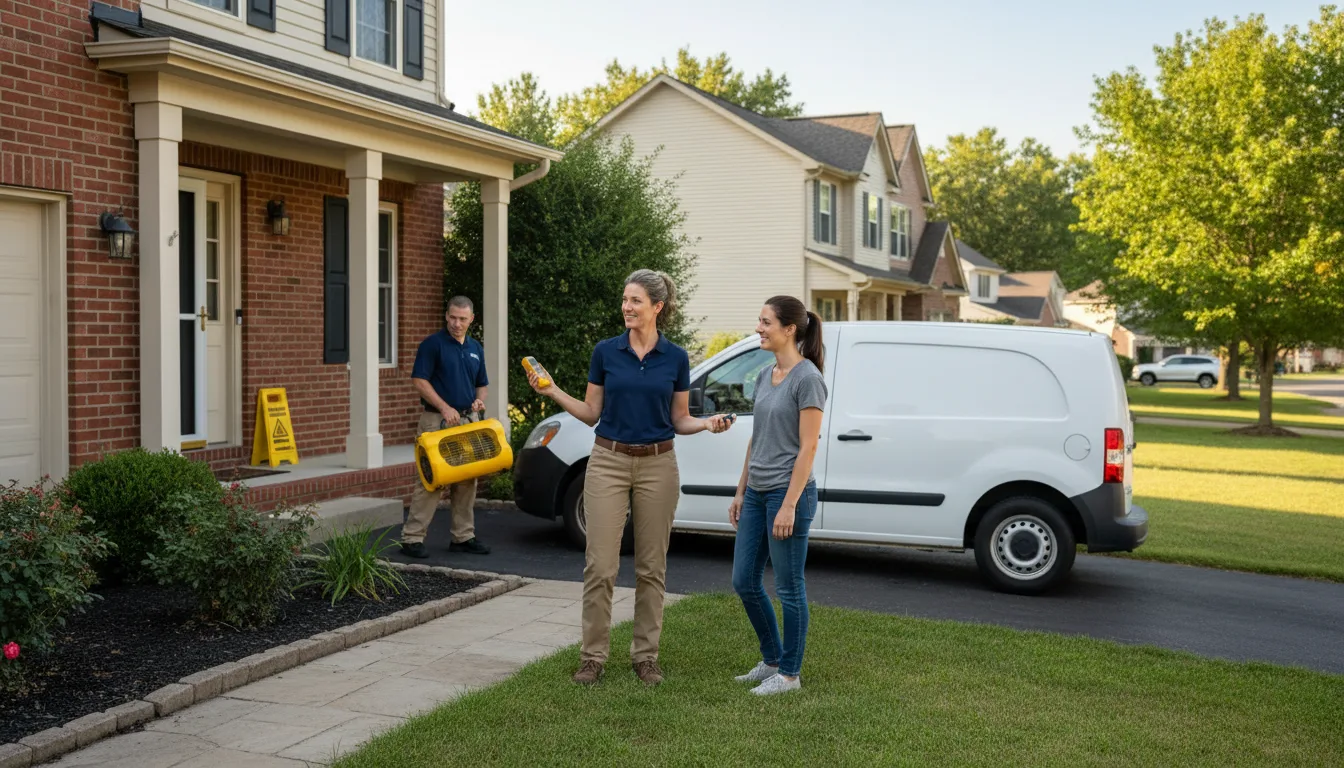 Water restoration image for Water Damage & Restoration Services in Somerville, TN